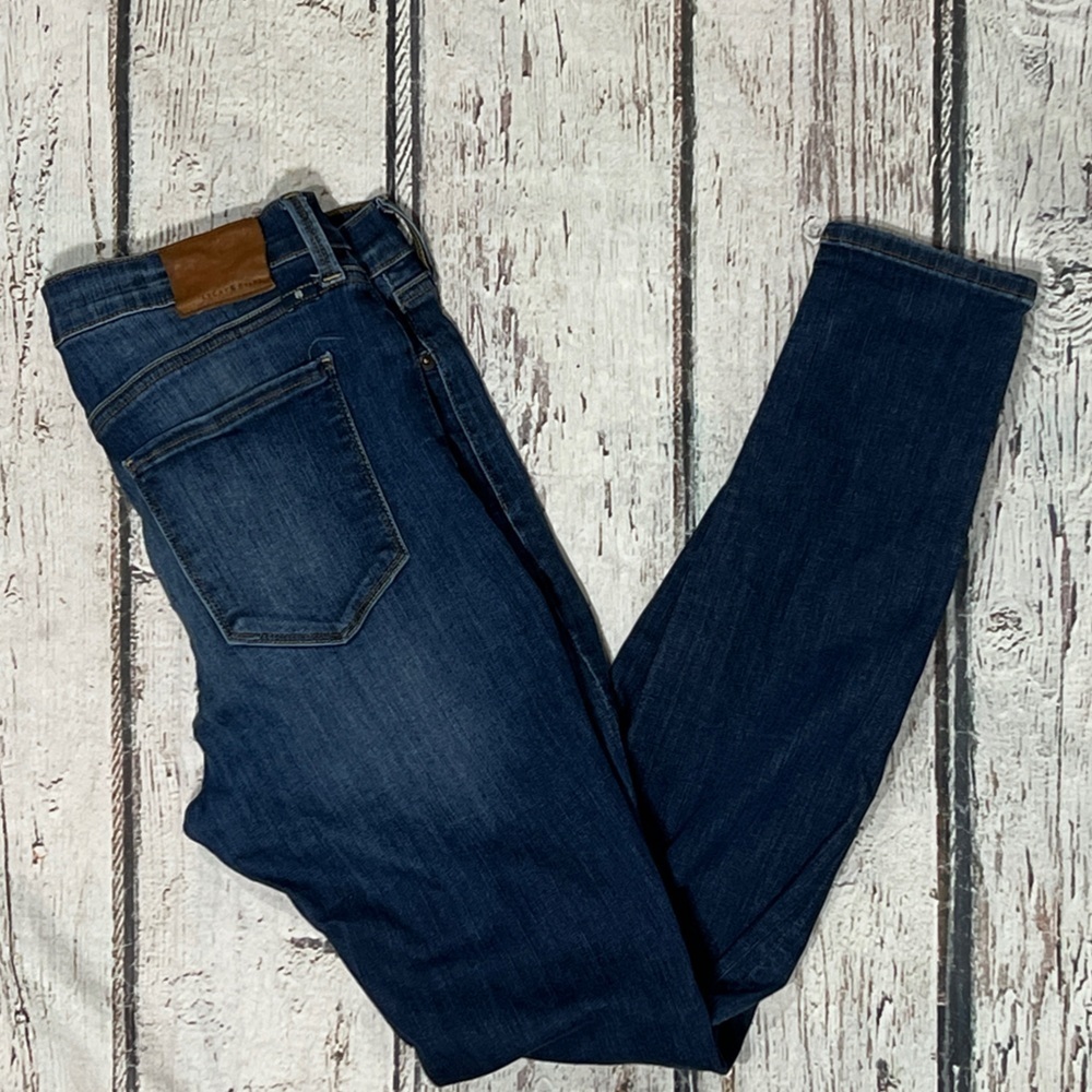 Lucky Brand Blue Brooke Legging Jean Blue Denim Womens Jeans